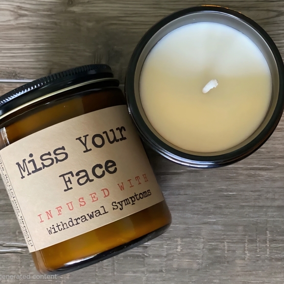 The Snarky Mermaid Other - Miss Your Face Candle By The Snarky Mermaid